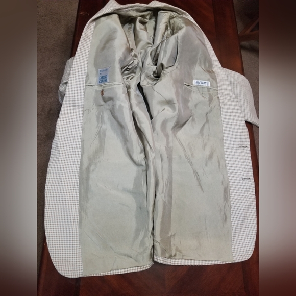 Enrico Coveri Italian Men's Classic Checkered Blazer - Picture 6 of 15